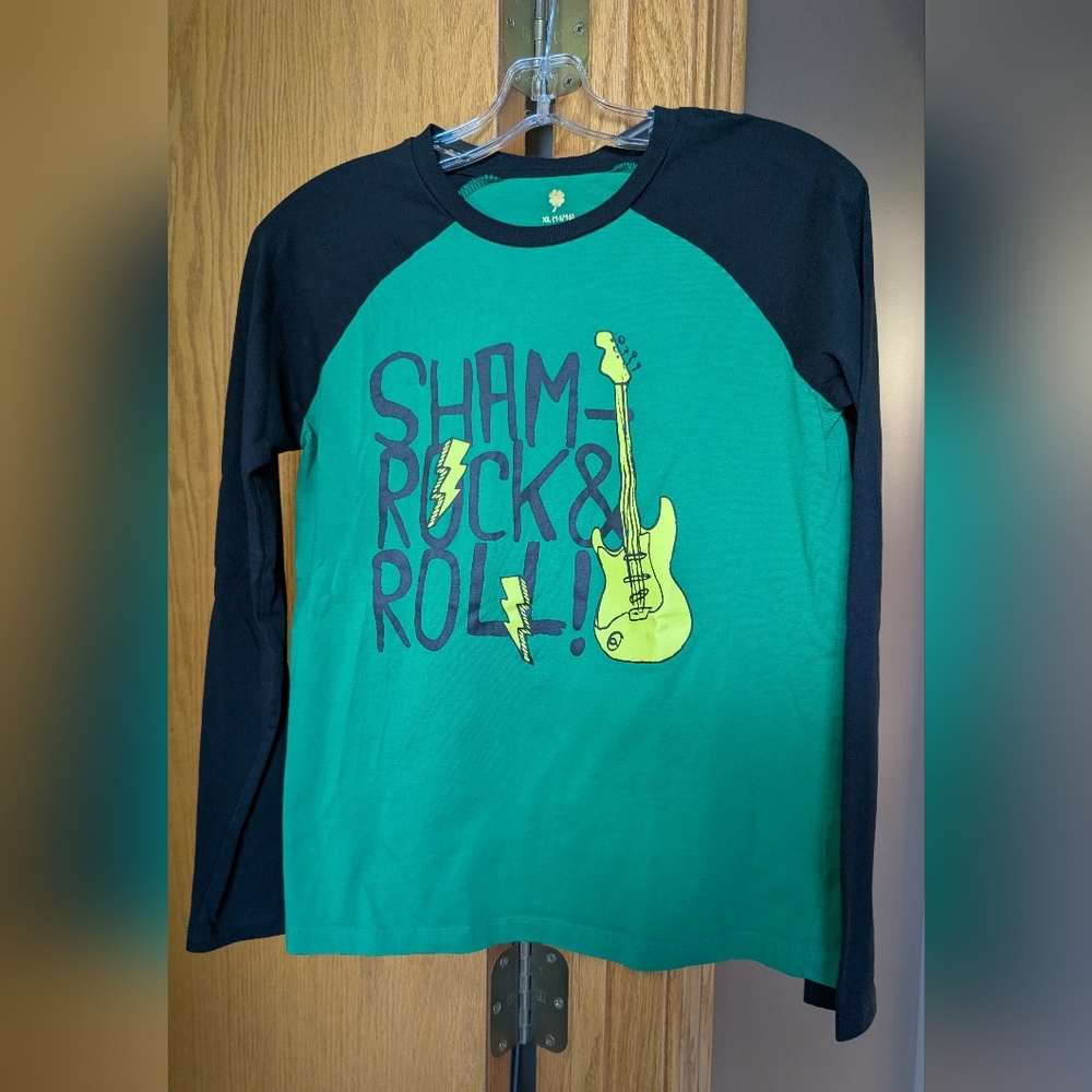 St. Patrick's Day shirt, boys, long sleeve 14-16